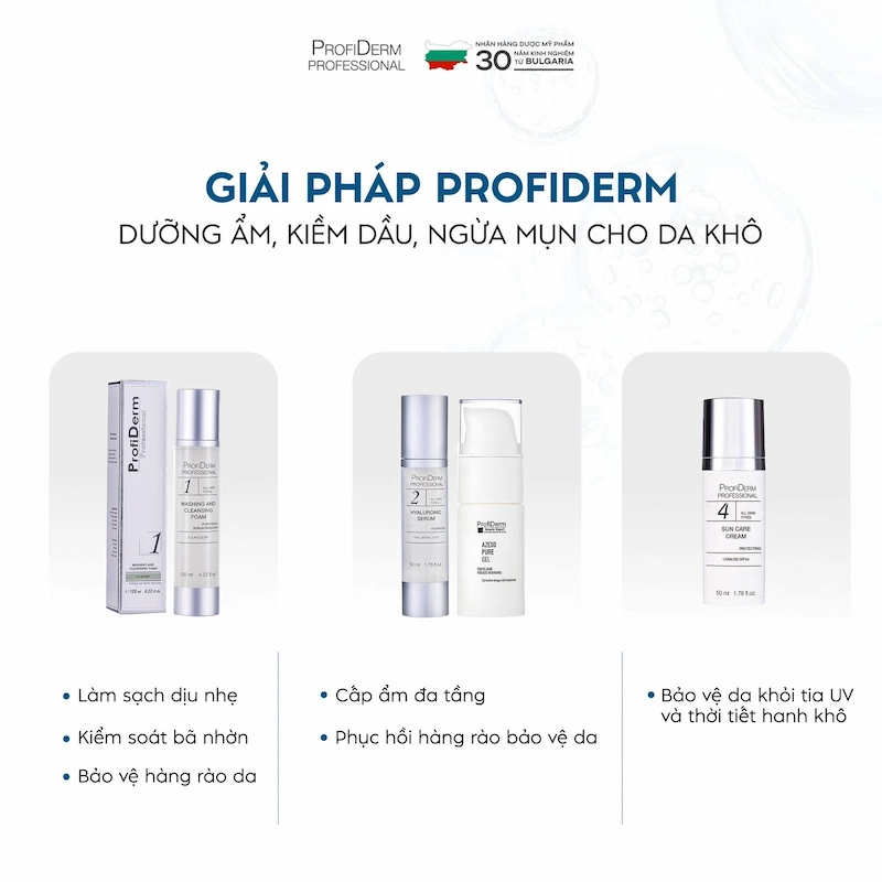 Giải pháp phục hồi chuyên sâu cho da nhạy cảm từ Profiderm Việt Nam Giải pháp phục hồi chuyên sâu cho da nhạy cảm từ Profiderm Việt Nam