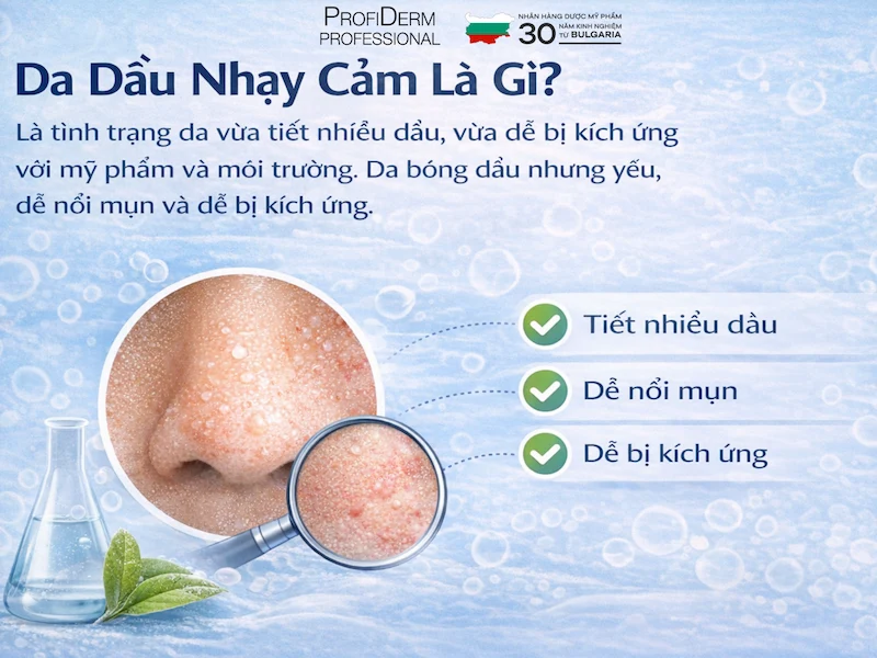 da dầu nhạy cảm da dầu nhạy cảm