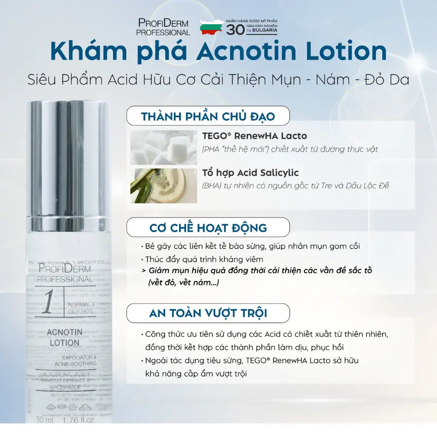 Lotion BHA - PHA hỗ trợ điều trị mụn - nám- đỏ da Lotion BHA - PHA hỗ trợ điều trị mụn - nám- đỏ da