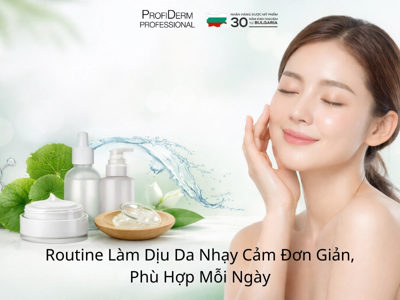 làm dịu da nhạy cảm làm dịu da nhạy cảm
