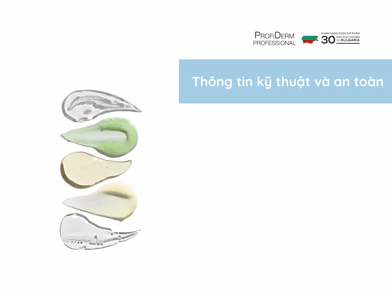Thông tin kỹ thuật và an toàn Thông tin kỹ thuật và an toàn