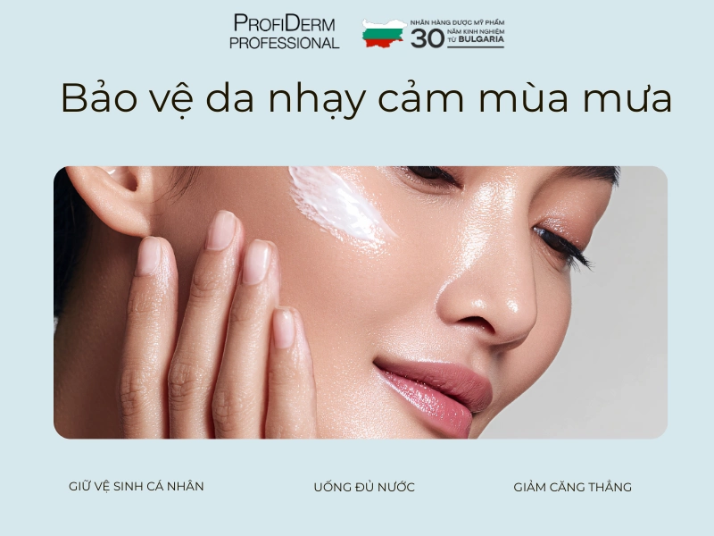 Lưu ý quan trọng bảo vệ da nhạy cảm trong mùa mưa Lưu ý quan trọng bảo vệ da nhạy cảm trong mùa mưa