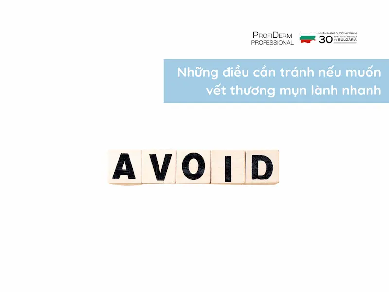 Những điều cần tránh nếu muốn vết thương mụn lành nhanh Những điều cần tránh nếu muốn vết thương mụn lành nhanh