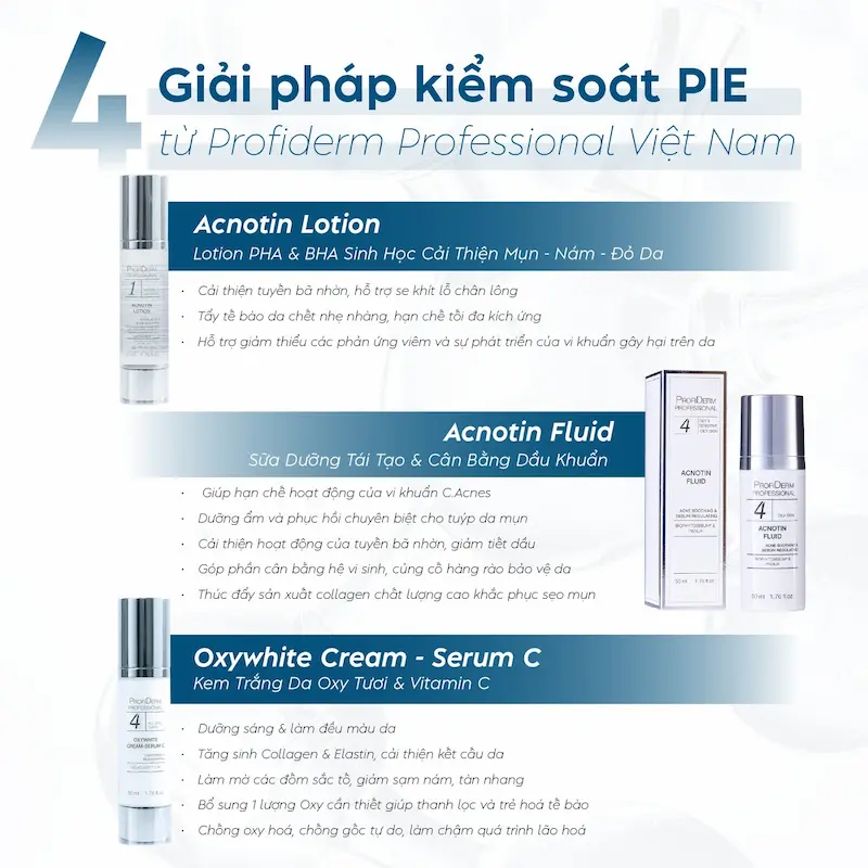 Giải pháp kiểm soát thâm đỏ Giải pháp kiểm soát thâm đỏ