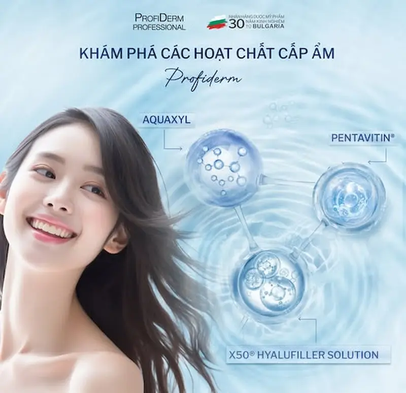 Hoạt chất dưỡng ẩm của Profiderm Hoạt chất dưỡng ẩm của Profiderm