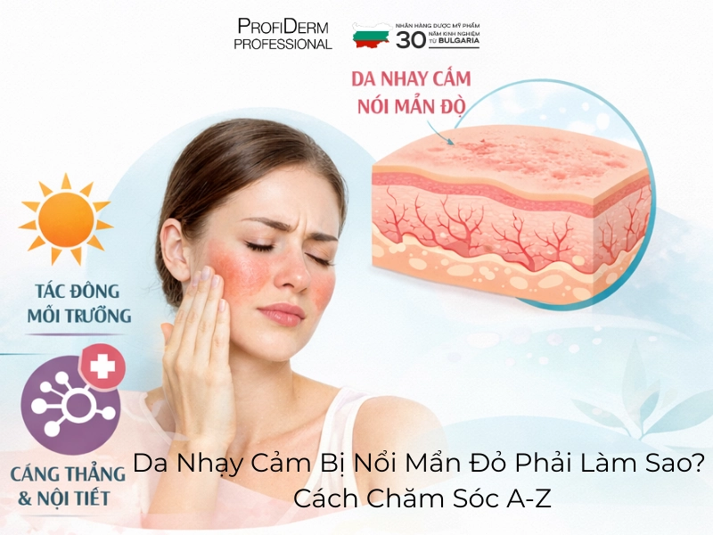 da nhạy cảm nổi mẩn đỏ da nhạy cảm nổi mẩn đỏ