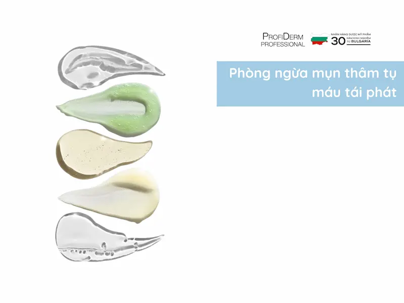 Phòng ngừa mụn thâm tụ máu tái phát Phòng ngừa mụn thâm tụ máu tái phát