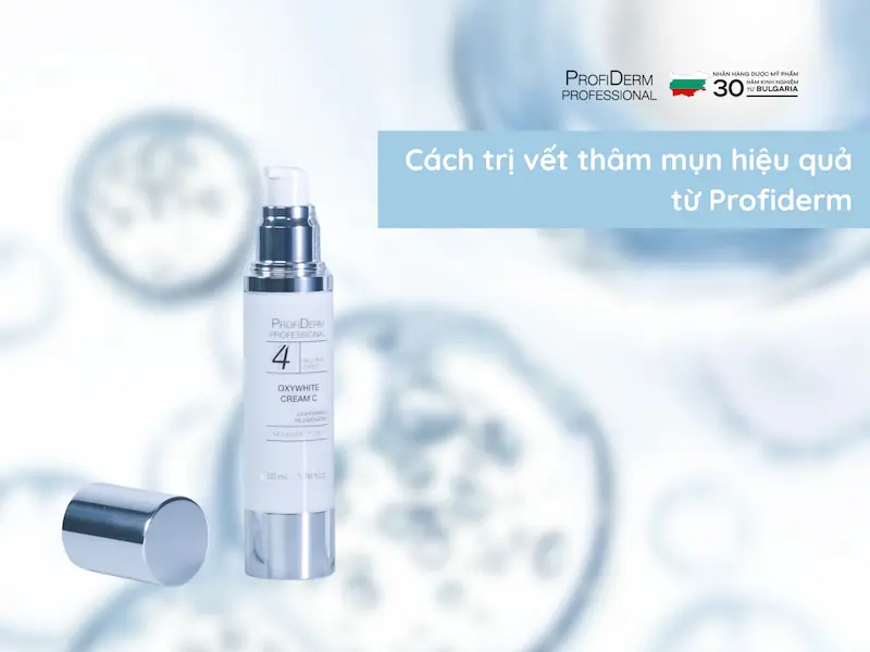 Dùng sản phẩm đặc trị từ Profiderm Dùng sản phẩm đặc trị từ Profiderm