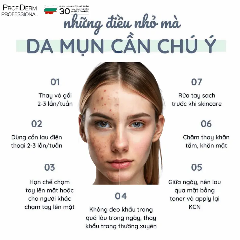 skincare mà vẫn bị mụn skincare mà vẫn bị mụn