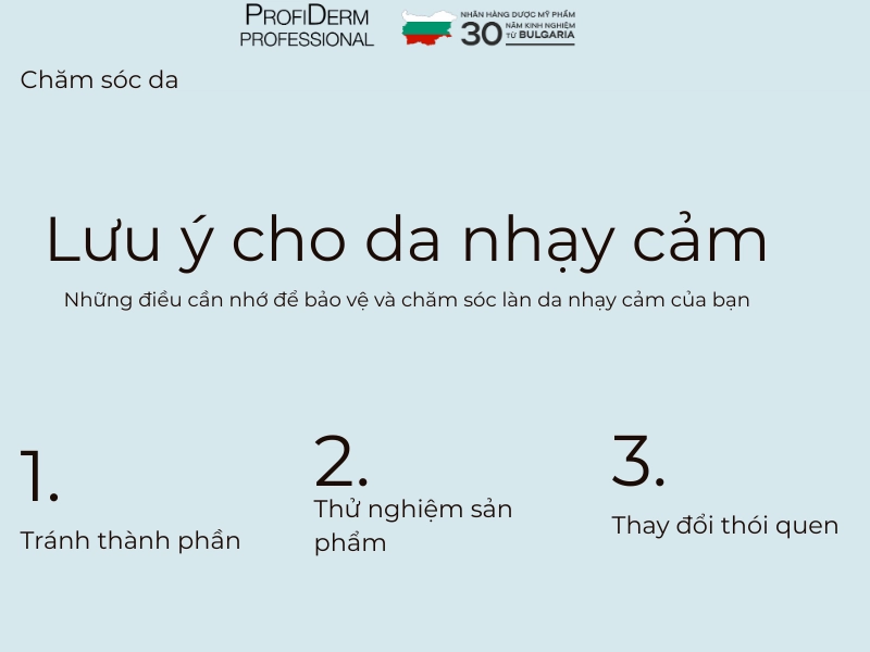 Một số lưu ý khi chăm sóc da nhạy cảm Một số lưu ý khi chăm sóc da nhạy cảm